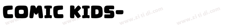 COMIC kids字体转换